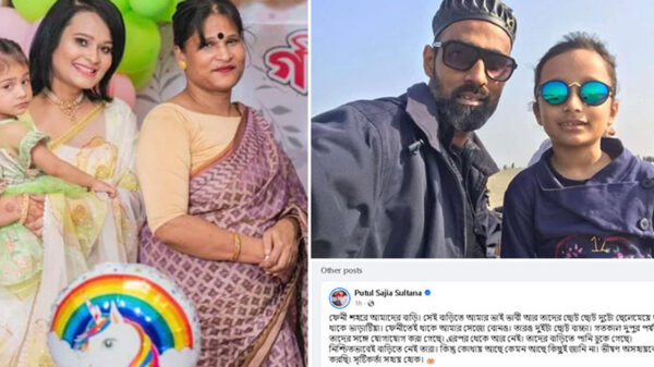 বন্যাকবলিত ফেনীতে ভাই-বোনের খোঁজ পাচ্ছেন না গায়িকা পুতুল