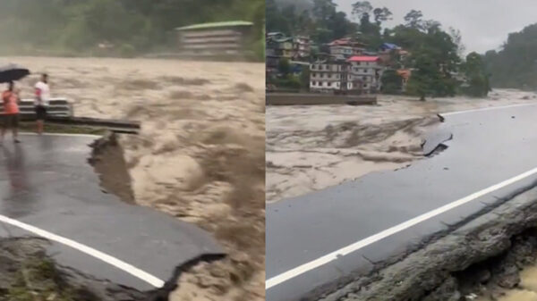 সিকিমে ভয়াবহ ভূমিধস, গুঁড়িয়ে গেল তিস্তা বাঁধ জলবিদ্যুৎ কেন্দ্র