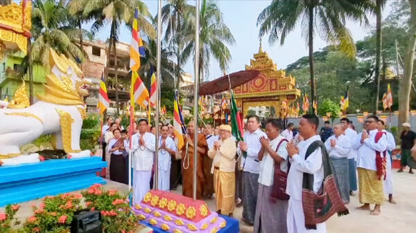 বান্দরবানে ব্যাপক উৎসাহ উদ্দীপনায় পালিত হচ্ছে প্রবারণা পূর্ণিমা