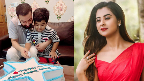 বাবা-ছেলের জন্মদিন কেটেছে সেলিব্রেশনে: বুবলী