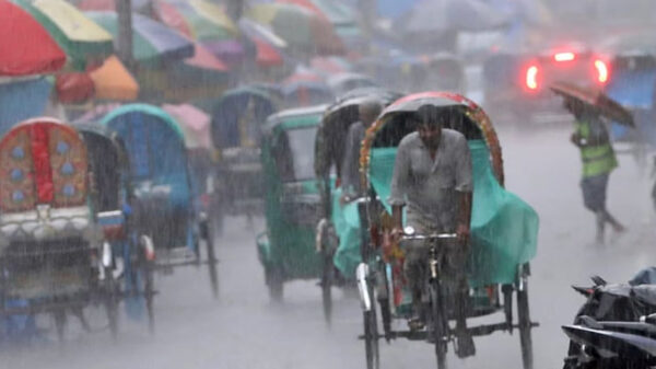 বজ্রবৃষ্টি ও ভারি বর্ষণ হতে পারে যেসব অঞ্চলে
