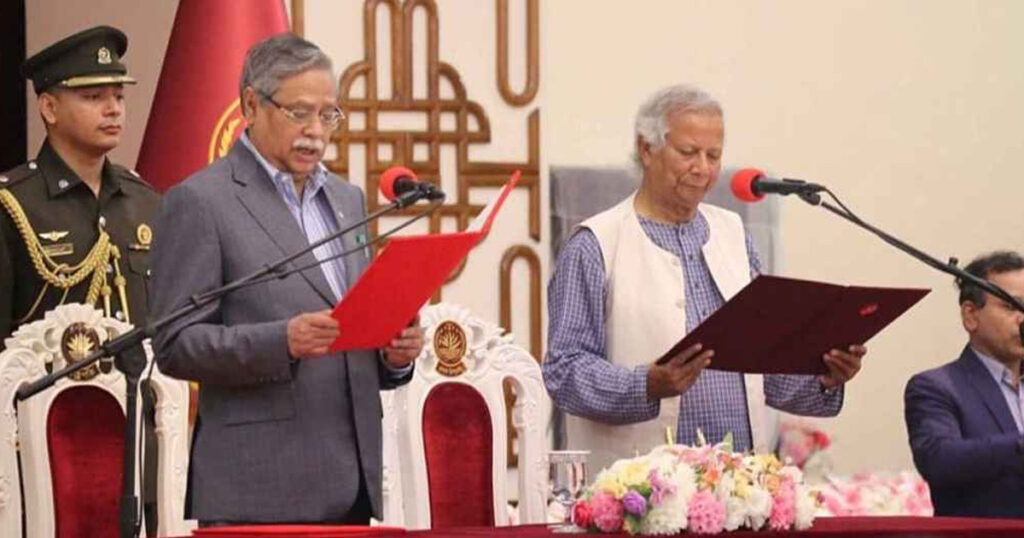 অন্তর্বর্তী সরকারের ১ বছর পূর্তি আজ