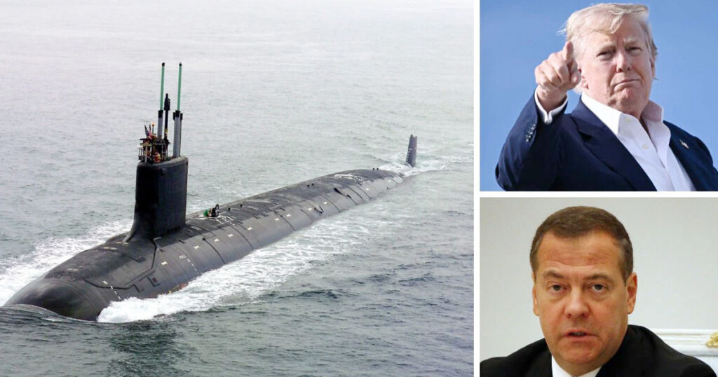 রাশিয়ার কাছাকাছি পরমাণু অস্ত্রবাহী সাবমেরিন মোতায়েন করলেন ট্রাম্প রাশিয়ার কাছাকাছি পরমাণু অস্ত্রবাহী সাবমেরিন মোতায়েন করলেন ট্রাম্প