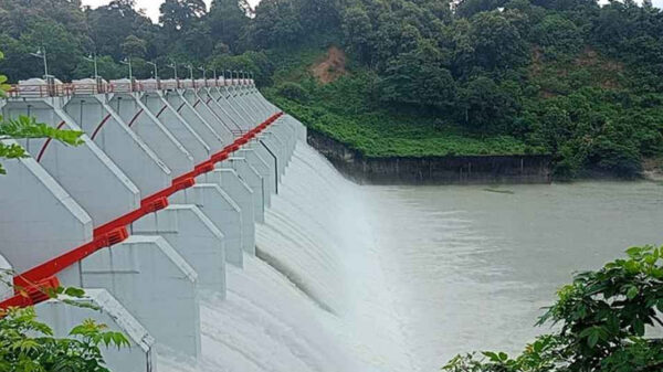 ফের বিপৎসীমার ওপরে কাপ্তাই বাঁধের পানি