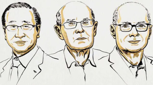 রসায়নে যৌথভাবে নোবেল পেলেন তিন বিজ্ঞানী