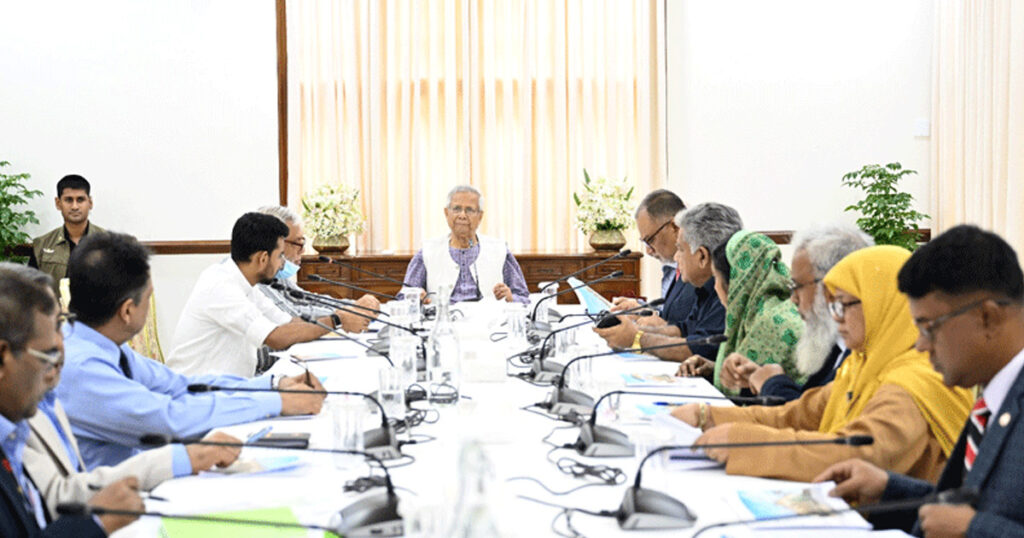 পরিবেশকে প্রভাবমুক্ত রেখে সমন্বিত যোগাযোগ ব‍্যবস্থা তৈরির আহ্বান প্রধান উপদেষ্টার