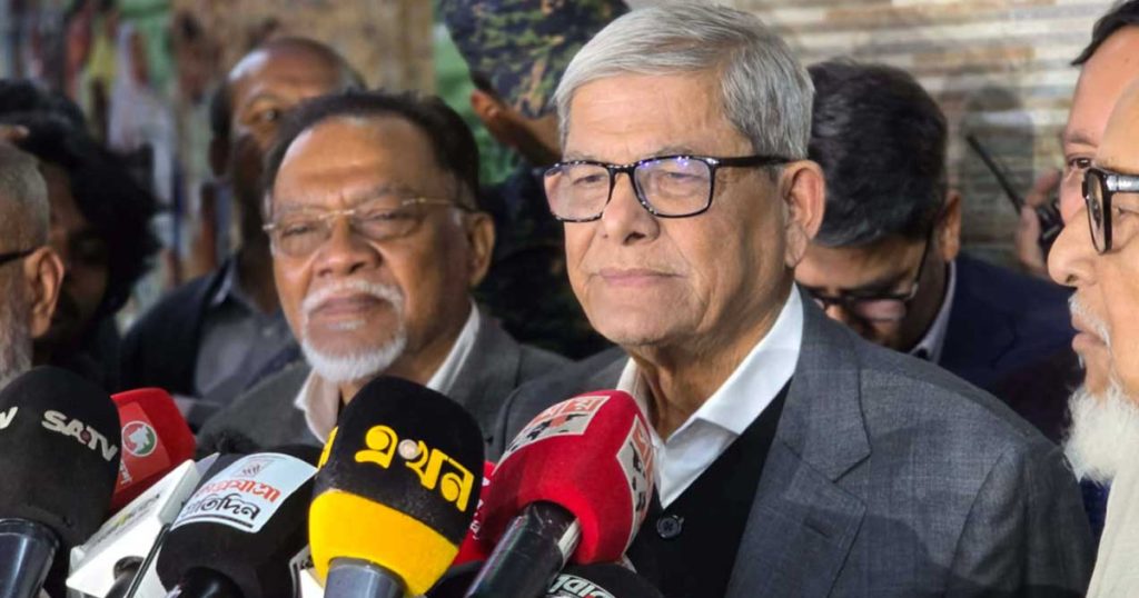 ইসি পক্ষপাতমূলক আচরণ করছে: মির্জা ফখরুল