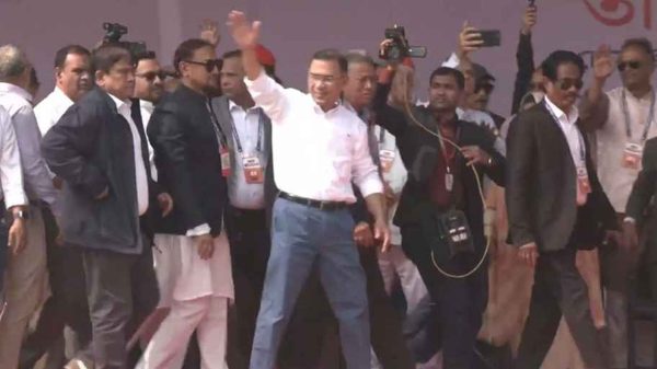 চট্টগ্রাম পলোগ্রাউন্ড মাঠের জনসভায় তারেক রহমান