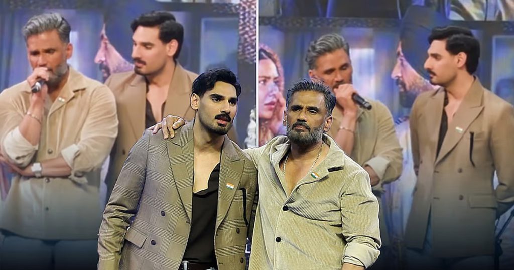 ছেলেকে পাশে নিয়ে কান্নায় ভেঙে পড়লেন সুনীল