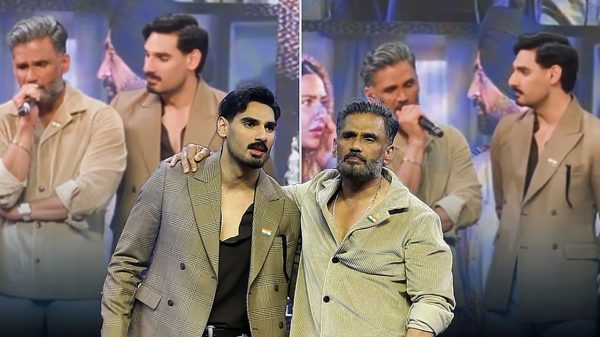 ছেলেকে পাশে নিয়ে কান্নায় ভেঙে পড়লেন সুনীল