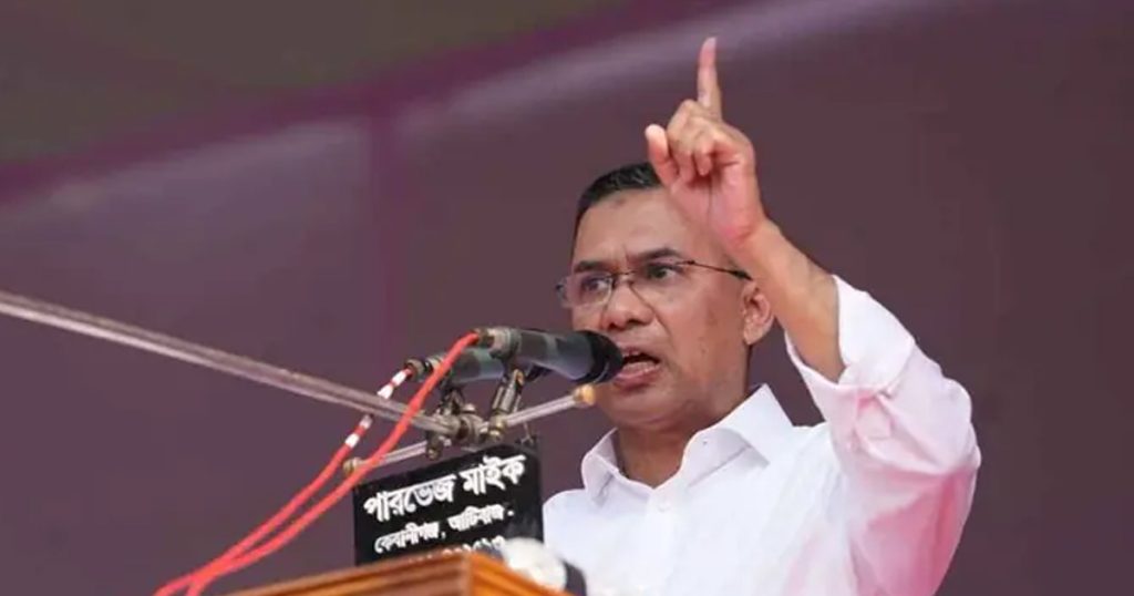 দিল্লি নয়, পিন্ডি নয়, সবার আগে বাংলাদেশ: তারেক রহমান