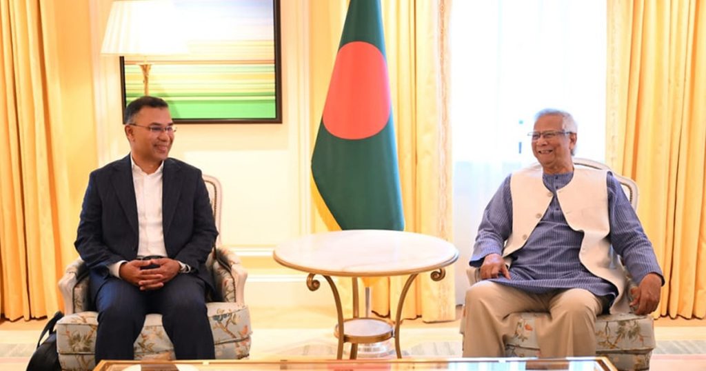 প্রধান উপদেষ্টার সঙ্গে বৈঠক করবেন তারেক রহমান