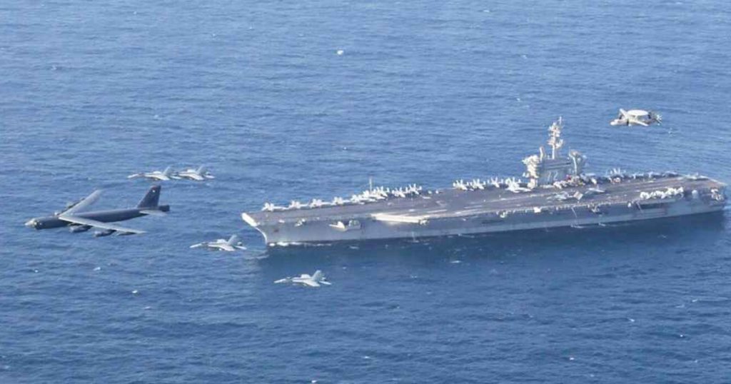মধ্যপ্রাচ্যের জলসীমায় মার্কিন বিমানবাহী জাহাজ, প্রস্তুত ইরান