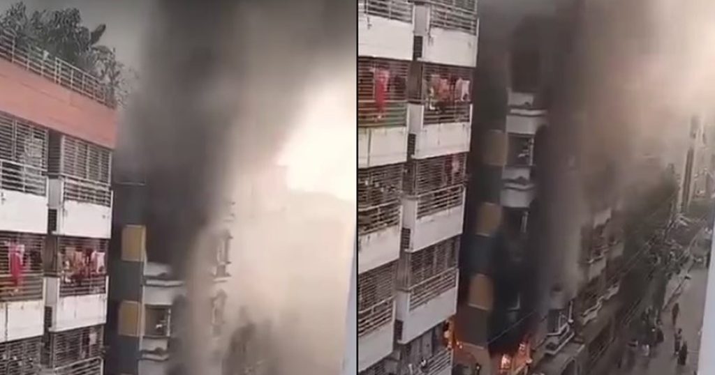 রাজধানীতে বহুতল ভবনে আগুন, নিহত ৩ রাজধানীতে বহুতল ভবনে আগুন, নিহত ৩