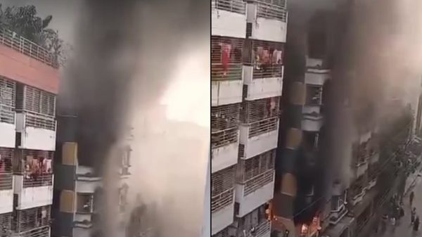 রাজধানীতে বহুতল ভবনে আগুন, নিহত ৩