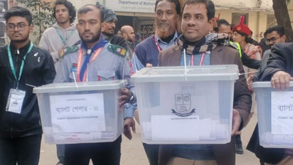 শান্তিপূর্ণভাবে শেষ হলো জকসু নির্বাচনের ভোট গ্রহণ