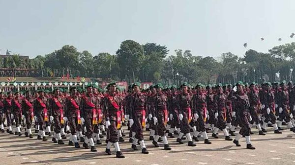 ৩ হাজার নবীন বিজিবি সদস্য শপথ নিলেন