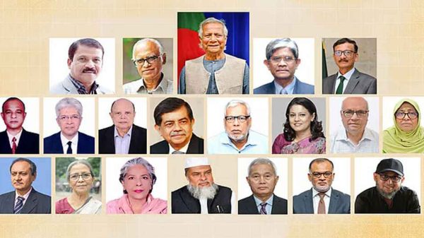 উপদেষ্টাদের সম্পদের হিসাব প্রকাশ