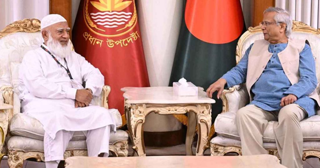 জামায়াত আমিরকে যে বার্তা দিলেন প্রধান উপদেষ্টা