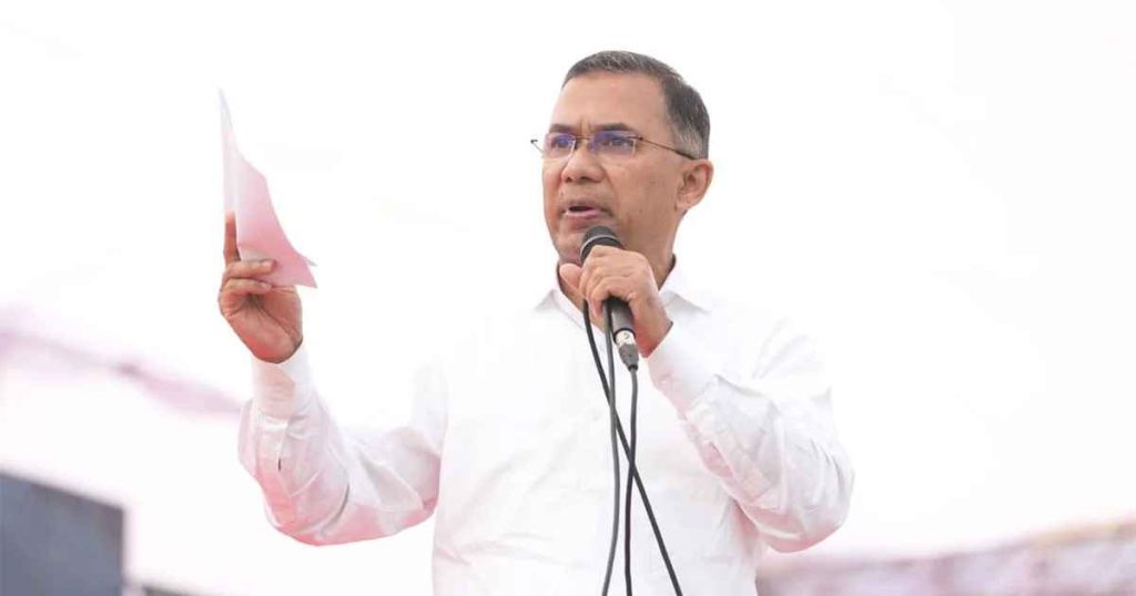 ঢাকায় আজ ৬ স্থানে তারেক রহমানের জনসভা