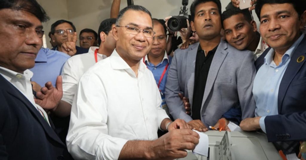 জয়লাভ করলে প্রাধান্য পাবে আইনশৃঙ্খলা পরিস্থিতির উন্নয়ন: তারেক রহমান তারেক রহমান