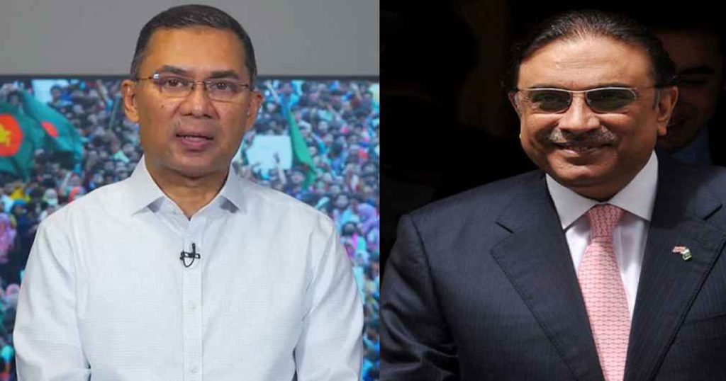 তারেক রহমানকে শুভেচ্ছা জানালেন পাকিস্তানের প্রেসিডেন্ট