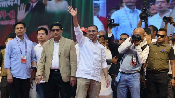 নির্বাসন থেকে ক্ষমতার শীর্ষে তারেক রহমান: রয়টার্স