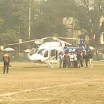 নীলফামারীর জনসভায় পৌঁছেছেন তারেক রহমান