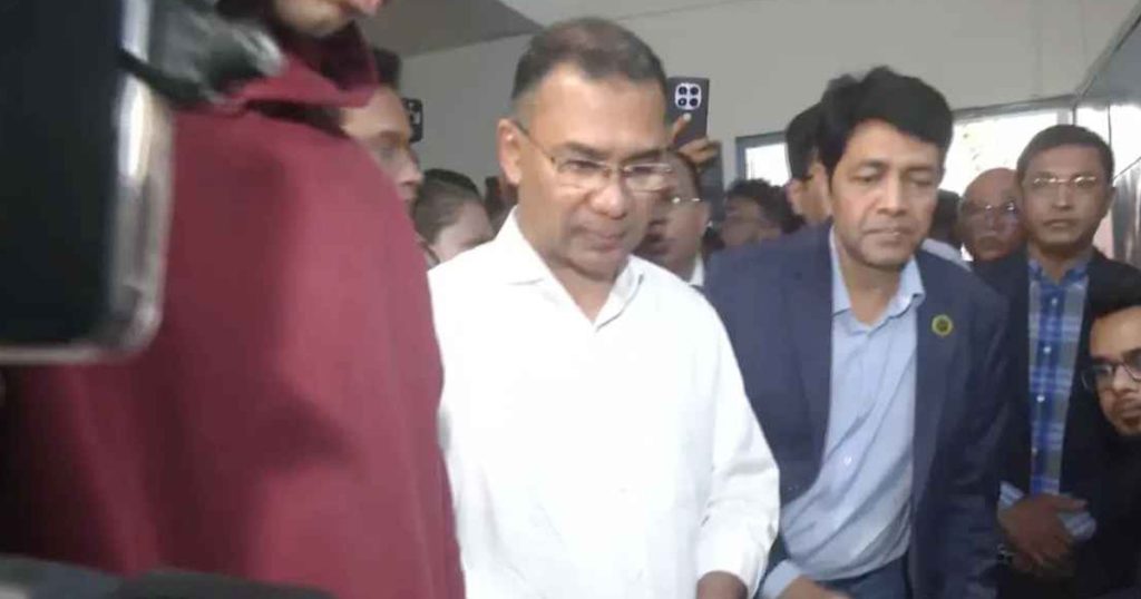 ভোট দিলেন তারেক রহমান ভোট দিলেন তারেক রহমান