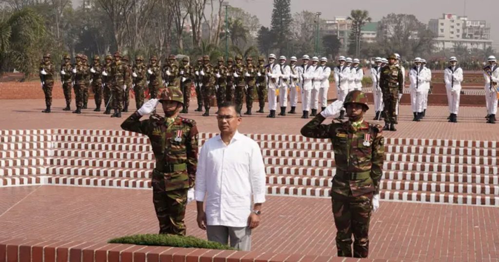 স্মৃতিসৌধে শ্রদ্ধা জানালেন প্রধানমন্ত্রী
