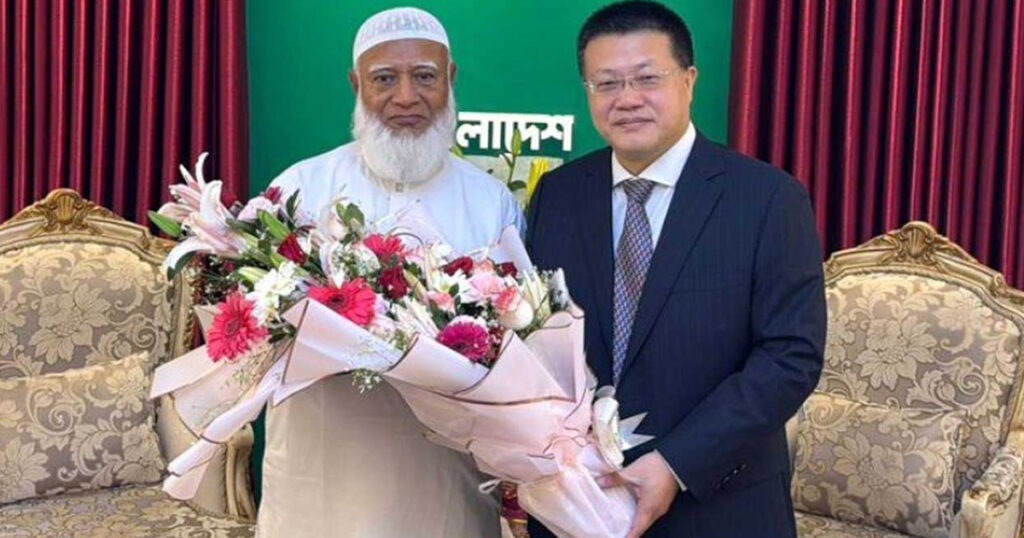 বিরোধীদলীয় নেতার সঙ্গে চীনা রাষ্ট্রদূতের সাক্ষাৎ বিরোধীদলীয় নেতার সঙ্গে চীনা রাষ্ট্রদূতের সাক্ষাৎ