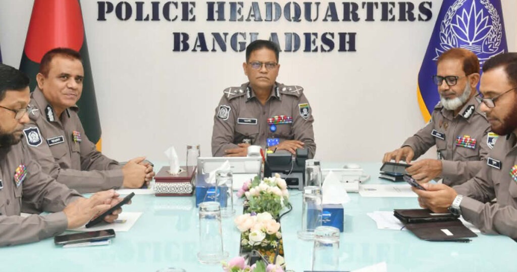 চাঁদাবাজির বিরুদ্ধে জিরো টলারেন্স, পুলিশকে আইজিপির কড়া বার্তা