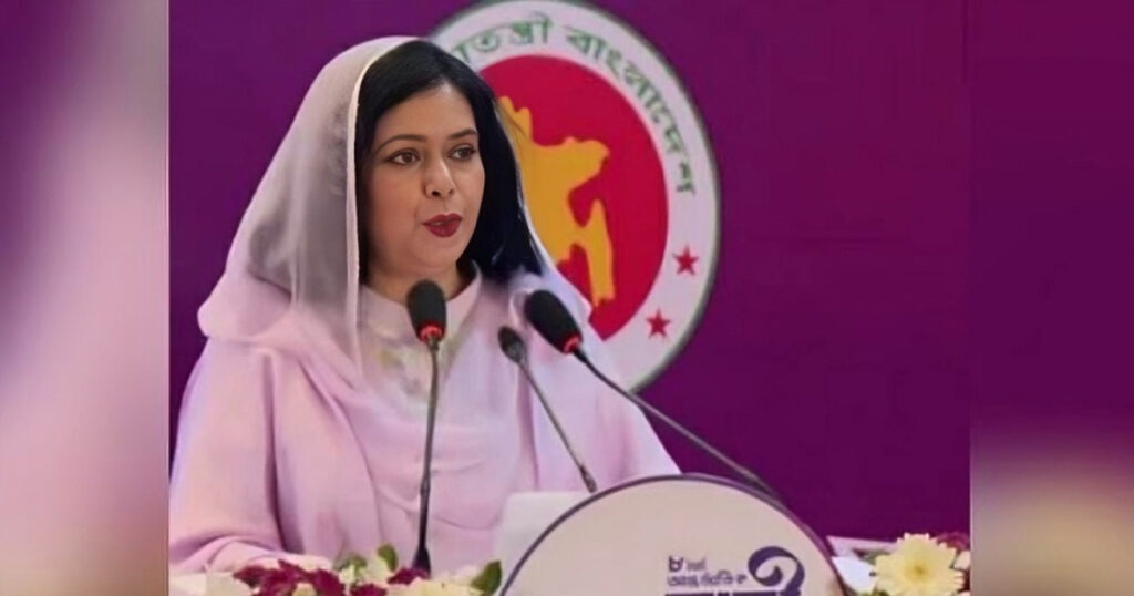 বাংলাদেশ এমন দেশ হবে, যেখানে নারীরা থাকবেন নিরাপদে: জুবাইদা রহমান