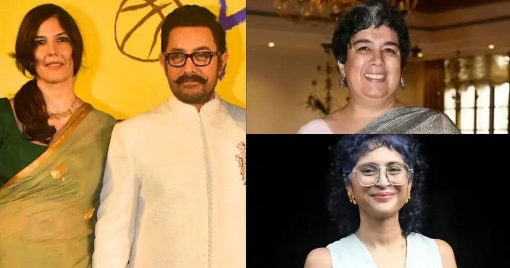 বান্ধবীকে নিয়ে কেক কাটলেন আমির খান, সঙ্গে প্রাক্তন দুই স্ত্রীও!