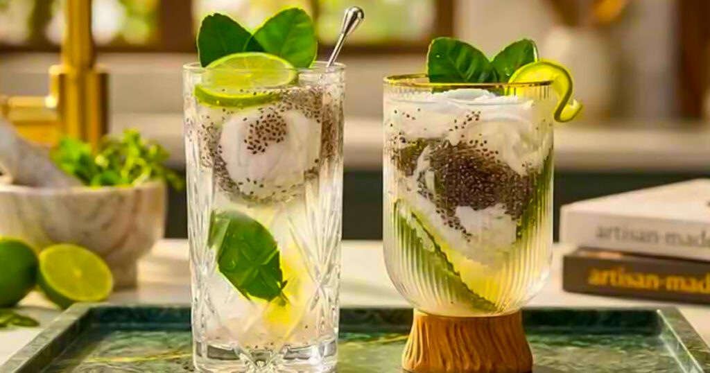 রোজার ক্লান্তি দূর করবে চিয়া নারকেল শরবত