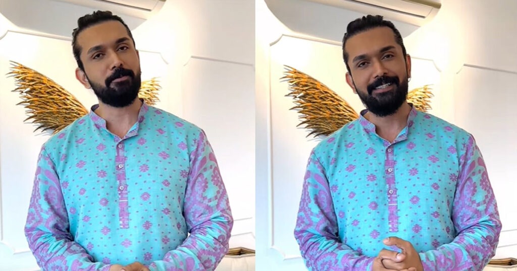 শাড়ি দিয়ে বানানো পাঞ্জাবি পরে যে বার্তা দিলেন আরিফিন শুভ