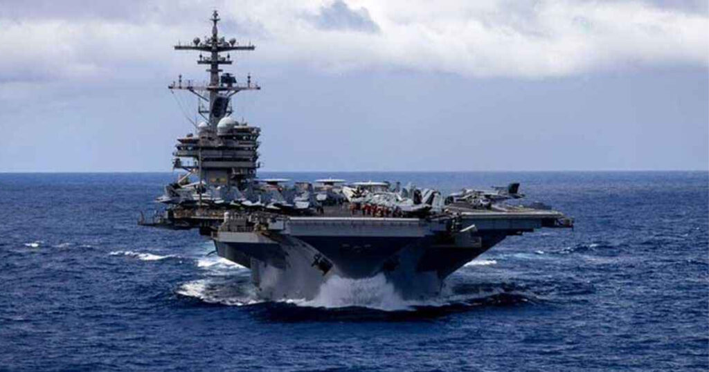 মধ্যপ্রাচ্যের পথে আরও একটি মার্কিন রণতরি