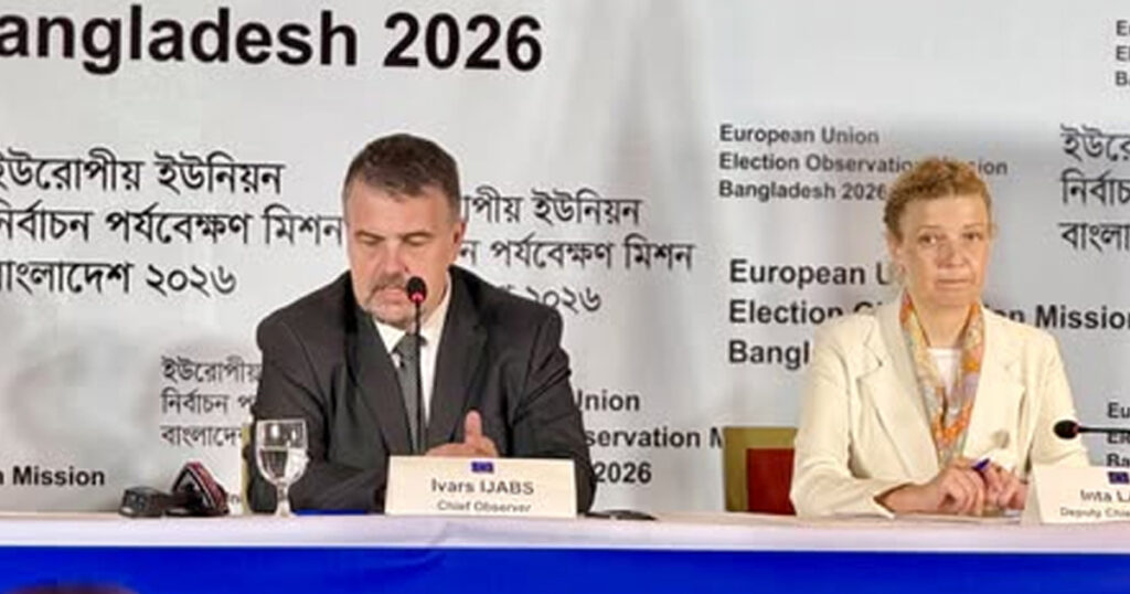 নির্বাচন নিয়ে কোনো ইঞ্জিনিয়ারিংয়ের অভিযোগ পাইনি: ইইউ নির্বাচন কমিশন মিশন