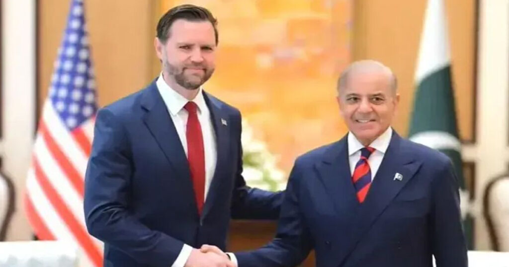 ভ্যান্সের নেতৃত্বে মার্কিন প্রতিনিধি দলের সঙ্গে পাকিস্তানের প্রধানমন্ত্রীর বৈঠক ভ্যান্সের নেতৃত্বে মার্কিন প্রতিনিধি দলের সঙ্গে পাকিস্তানের প্রধানমন্ত্রীর বৈঠক