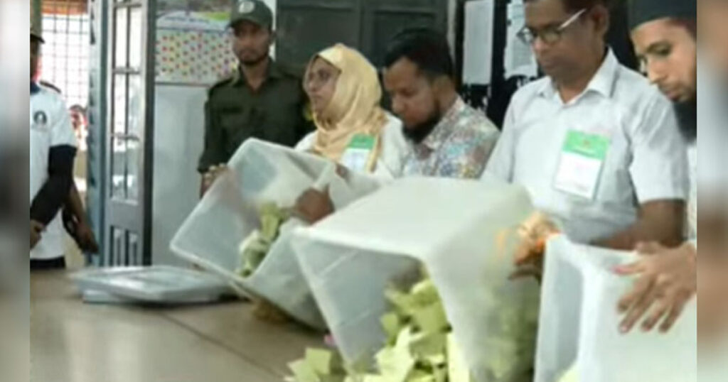 শেরপুর-৩ ও বগুড়া-৬ উপনির্বাচন: ভোটগ্রহণ শেষ, চলছে গণনা শেরপুর-৩ ও বগুড়া-৬ উপনির্বাচন: ভোটগ্রহণ শেষ, চলছে গণনা