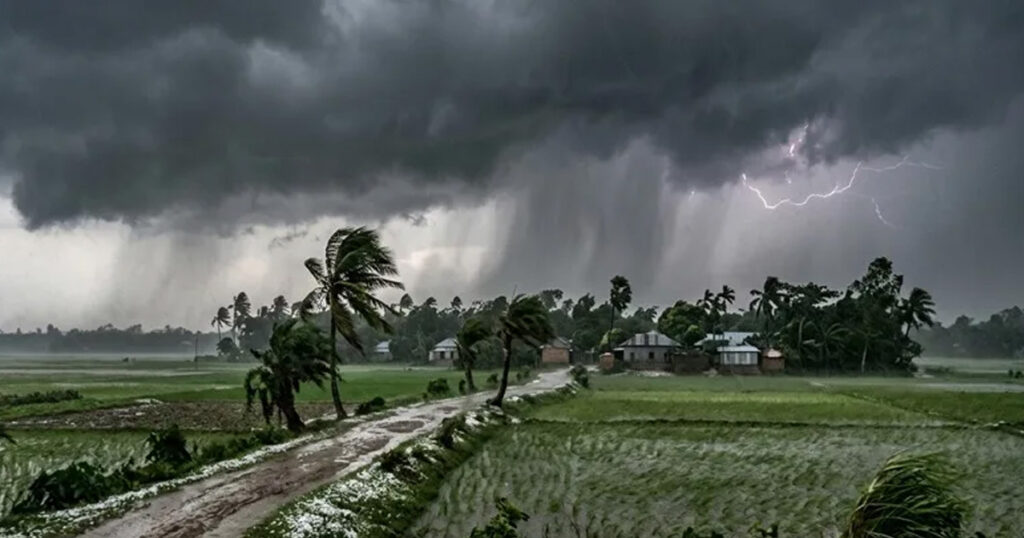সন্ধ্যার মধ্যে ৫ অঞ্চলে ৬০ কিমি বেগে ঝড় ও বজ্রসহ বৃষ্টির শঙ্কা
