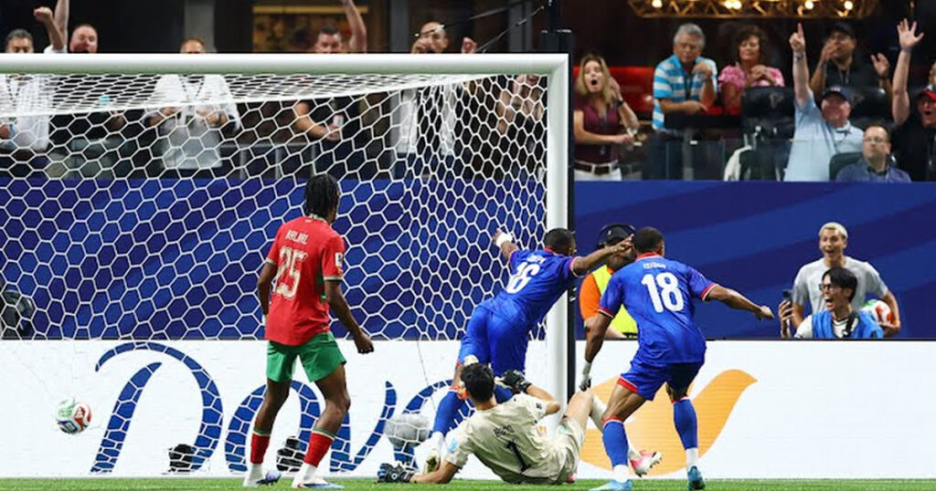 মরক্কোর বিপক্ষে গোল করল হাইতি!