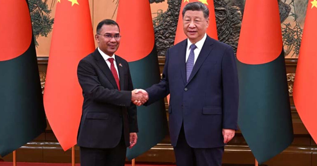শি জিনপিংয়ের সঙ্গে প্রধানমন্ত্রী তারেক রহমানের বৈঠক অনুষ্ঠিত