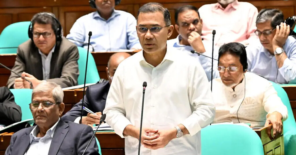 সংসদে প্রধানমন্ত্রী