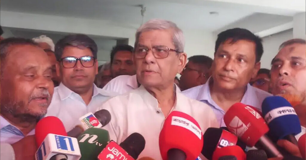 সংবিধান অনুযায়ী যথাসময়ে রাষ্ট্রপতি নির্বাচন হবে: মির্জা ফখরুল