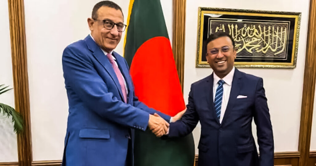 পররাষ্ট্র উপদেষ্টার সঙ্গে ফিলিস্তিনের রাষ্ট্রদূতের সাক্ষাৎ