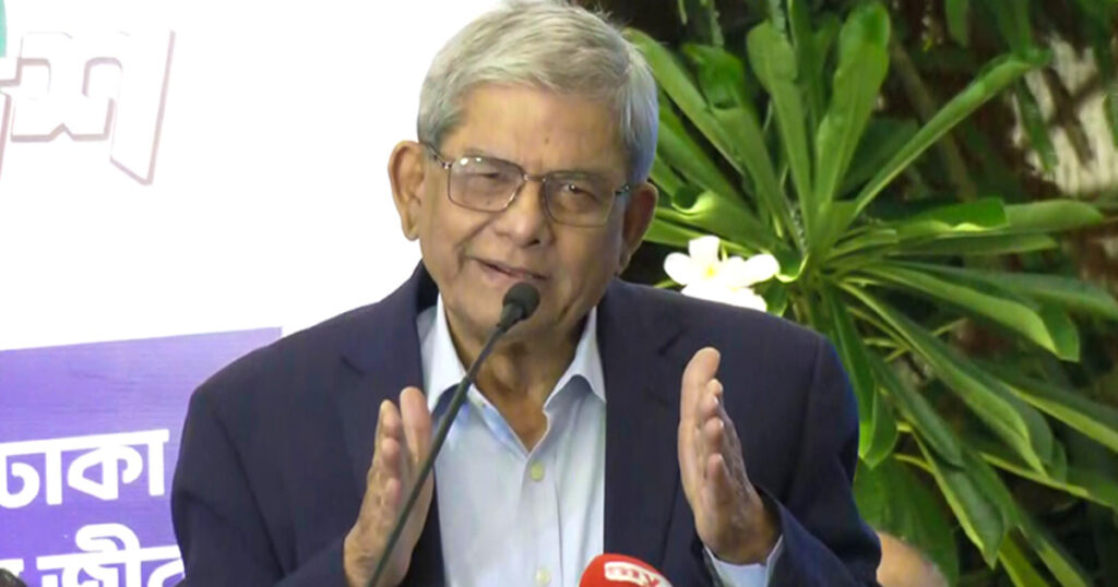 রাতারাতি ঢাকাকে বদলানো সম্ভব নয় মির্জা ফখরুল