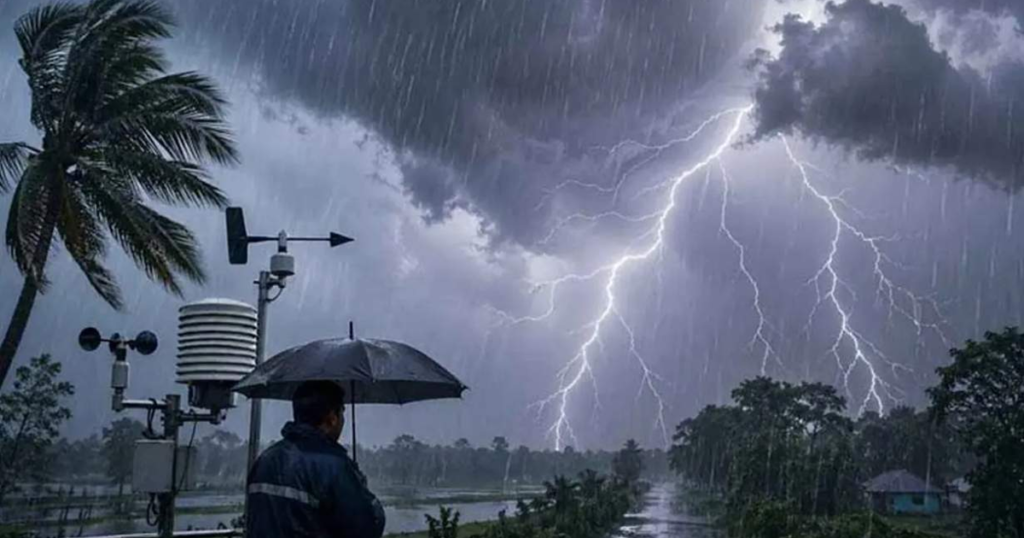 সন্ধ্যার মধ্যে ৭ জেলায় বজ্রবৃষ্টির আভাস সন্ধ্যার মধ্যে ৭ জেলায় বজ্রবৃষ্টির আভাস