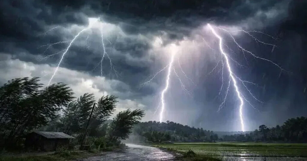 দুপুরের মধ্যে ৭ অঞ্চেলে বজ্রবৃষ্টির পূর্বাভাস