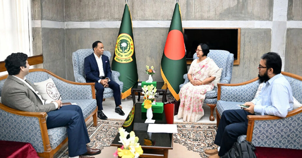 ভারপ্রাপ্ত স্পিকারের সঙ্গে রামরু’র প্রতিষ্ঠাতা চেয়ারম্যানের সৌজন্য সাক্ষাৎ
